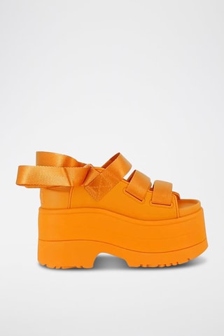 Sandales plateformes Goldenrise - Orange