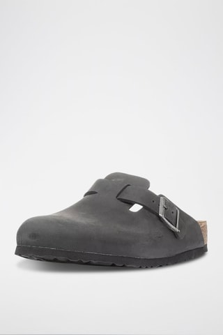 Sabots en cuir Boston - Noir
