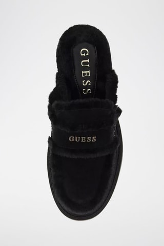 Sabots fourrés en nubuck Yaneta - Noir