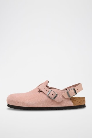 Sabots en cuir Tokio - Rose