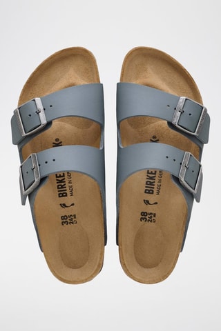 Mules en cuir - Bleu