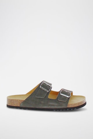 Mules en nubuck Julien - Gris foncé - Scholl