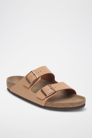 Mules en cuir - Beige