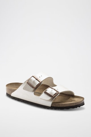Mules en cuir - Blanc