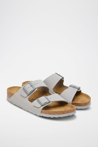 Mules en cuir Arizona - Gris