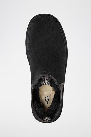 Bottines Chelsea fourrées en nubuck Neumel - Noir