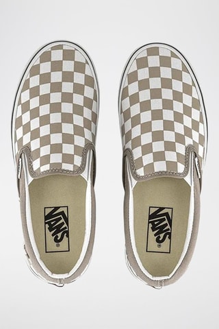 Slip-on Classic - Taupe et blanc - Vans