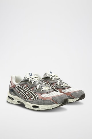 Baskets en cuir Gel Nyc - Blanc et gris foncé - Asics
