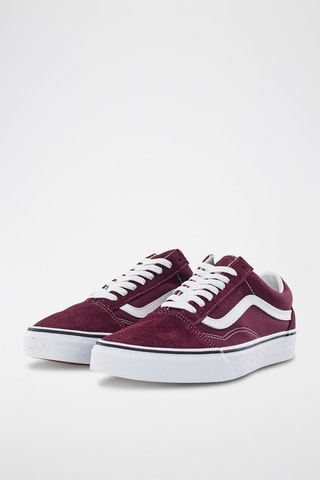 Baskets en nubuck UA Old Skool - Rouge - Vans