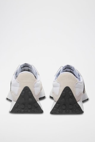 Sneakers en nubuck MS327 Blanc et noir
