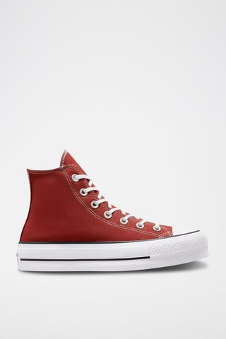 Sneakers montantes plateformes Hi All Star Lift - Rouge
