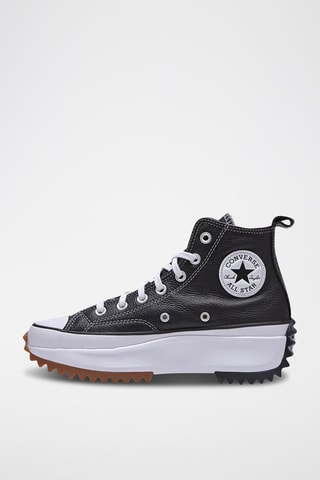 Sneakers plateformes Run Star Hike HI - Noir et blanc