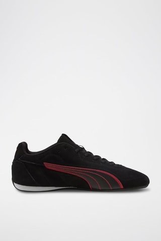 Baskets en cuir Catch SD - Noir et rouge