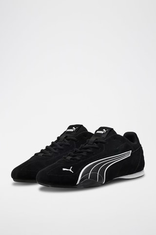 Baskets en cuir Catch SD - Noir et blanc