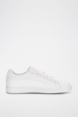Chaussures de running en cuir Smash3.0 L - Blanc