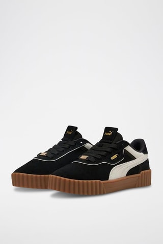 Chaussures de marche plateformes en nubuck Carina - Noir