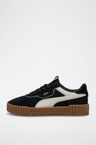 Chaussures de marche plateformes en nubuck Carina - Noir