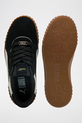 Chaussures de marche plateformes en nubuck Carina - Noir