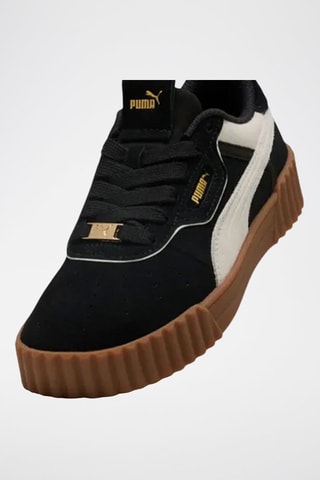 Chaussures de marche plateformes en nubuck Carina - Noir