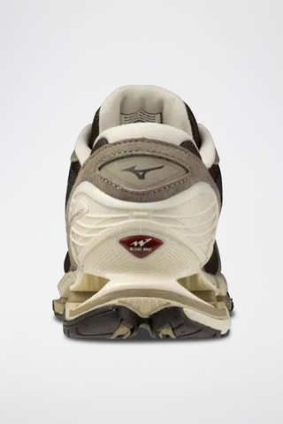 Chaussures de running en nubuck Wave Prophecy Ls - Ecru et marron