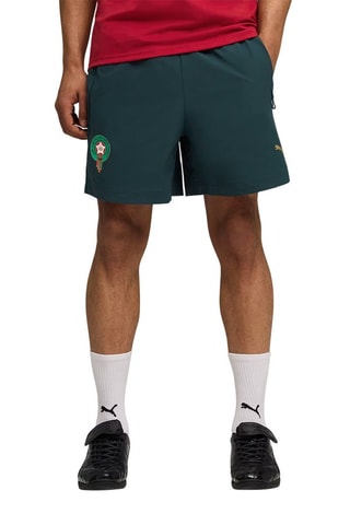 Short relaxed de running Fédération Royale Marocaine de Football - Bleu canard