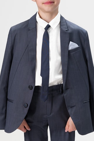 Corbata fina - Azul marino
