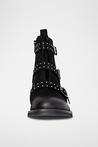 Botines de piel bovina - Negro