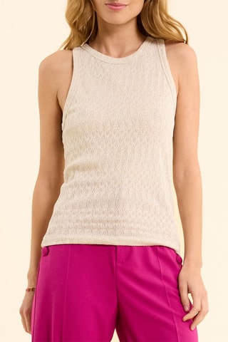 Camiseta de tirantes - Crudo