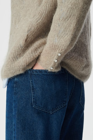 Jersey de mohair - Beige claro