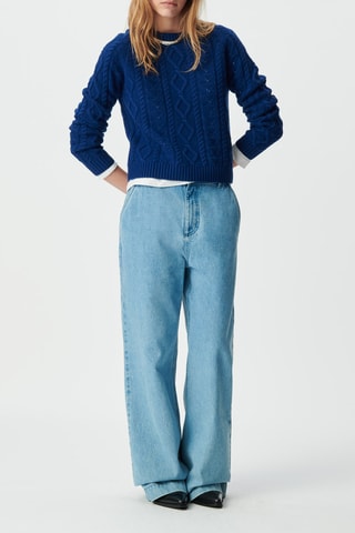 Jersey de lana - Azul rey