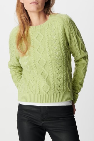 Jersey de lana merino - Verde claro