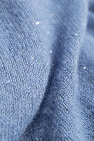 Jersey de mohair y alpaca - Azul cobalto
