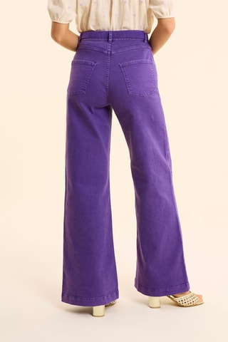 Vaquero flare de tiro alto - Violeta