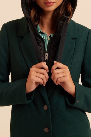 Cappotto in lana - Verde scuro