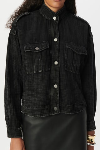 Giacca in jeans - Antracite