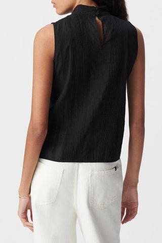 Top de algodón orgánico - Negro