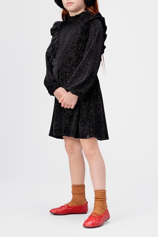 Vestido de terciopelo - Negro