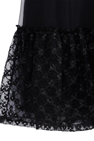 Vestido de encaje - Negro