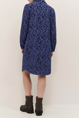 Abito a camicia - Blu scuro e nero