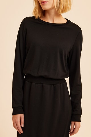 Vestido midi - Negro