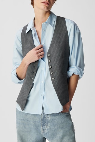 Chaleco de traje - Gris