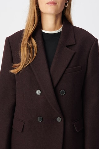 Chaqueta de piel de cordero - Crudo