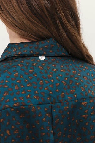Camisa recta - Verde esmeralda