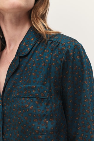 Camisa recta - Verde esmeralda
