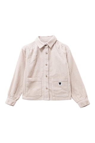 Sobrecamisa de pana - Crudo