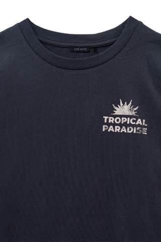Camiseta de algodón orgánico - Negro