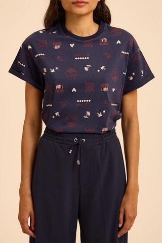 Camiseta - Azul marino
