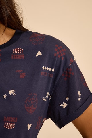 Camiseta - Azul marino
