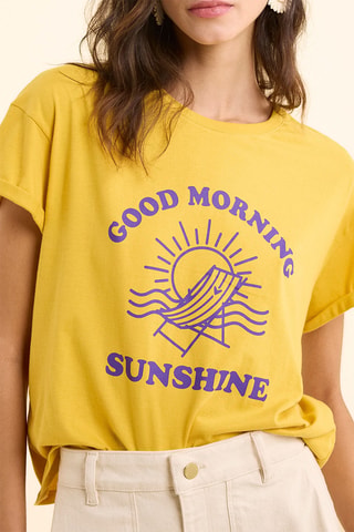 T-shirt - Geel