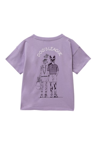 Camiseta de algodón orgánico - Violeta